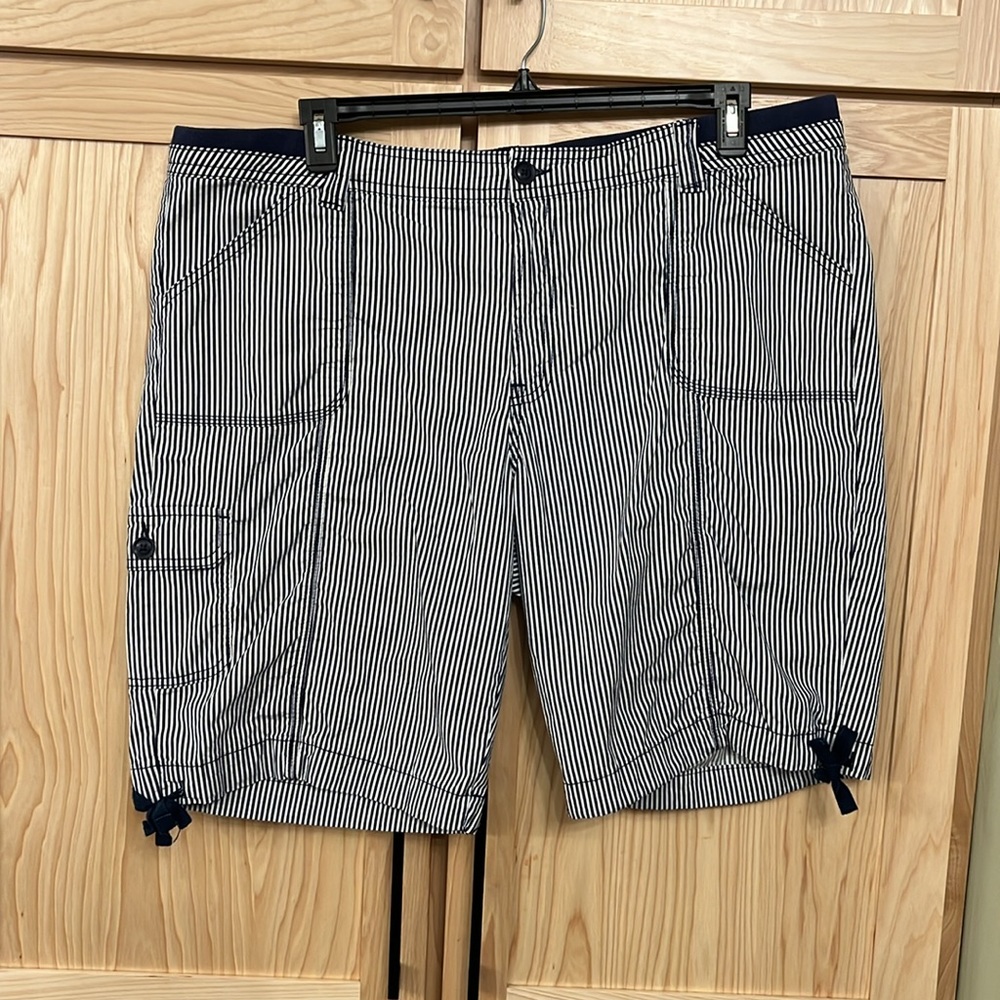 St. John’s Bay Striped Bermuda Shorts size 20